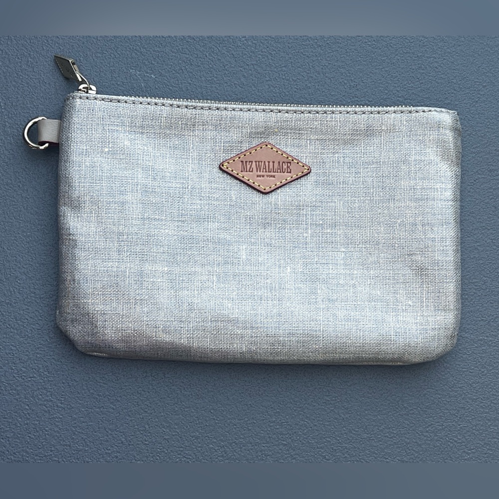 MZ WALLACE NEW METALIC GOLD COSMETICS POUCH - Picture 11 of 13